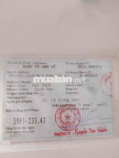 Yamaha Nouvo 2012 Xanh-Bạc 132cc