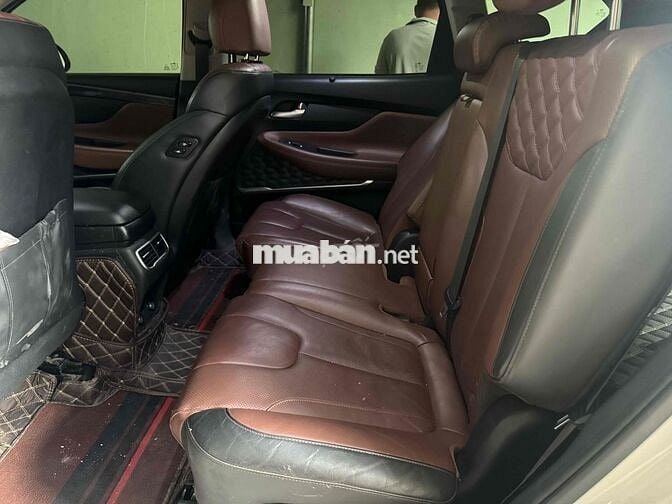 Hyundai SantaFe 2024 Xăng lai điện màu Nâu