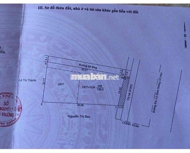 Ngộp Bán Gấp Gấp đất mặt tiền QL13 P.Hiệp An TDM BD Cũ