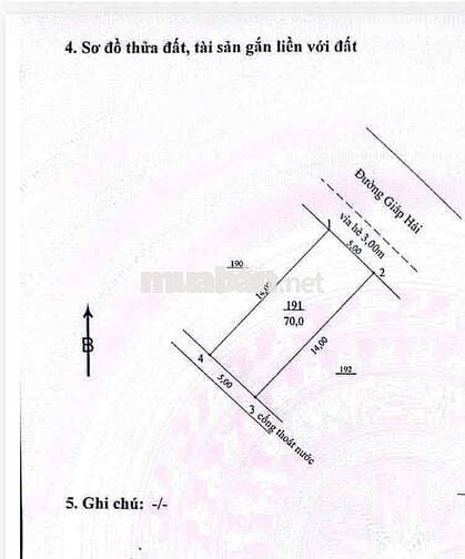 Đất Mặc Tiền Giáp Hải Đuòng 5m5 Khu Dân Trí Cao Sơn Trà Đà Nẵng  Diện