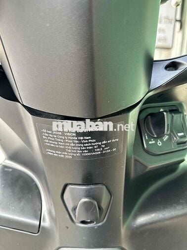 Honda Vision 2025 9000 km màu Đen