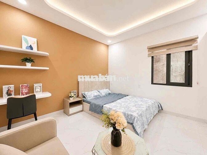 Cho thuê phòng 1PN full nội thất đi bộ qua IUH, Chợ Gò Vấp