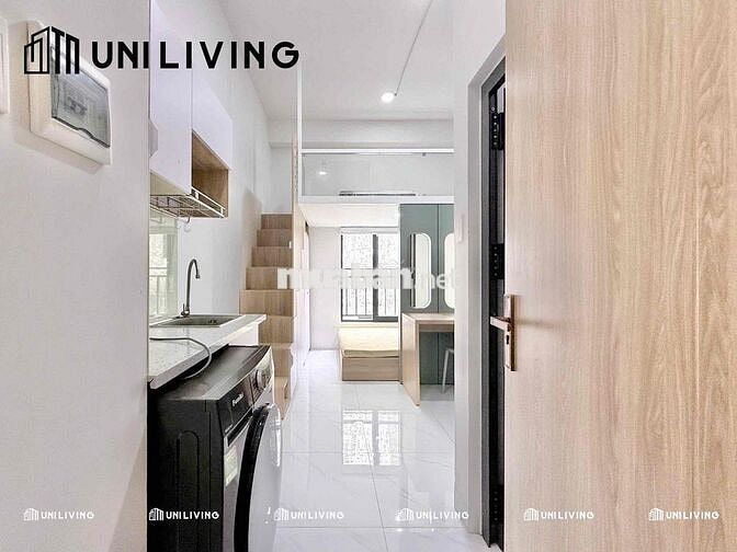 GẦN ĐH VĂN LANG, PHÒNG CÓ GÁC - 2 KO GIAN NGỦ, FULL NỘI THẤT - CỬA SỔ