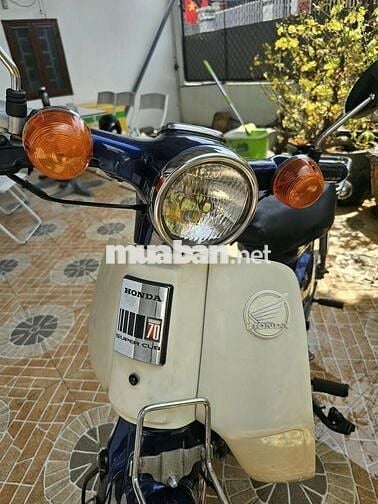Honda Cub 86 70 Xanh Trắng Nhật Bản