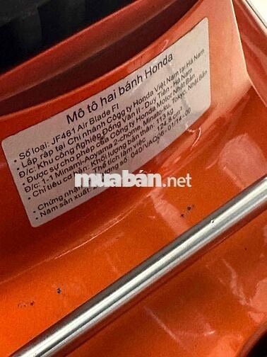 Honda Air Blade 2015 Cam đen
