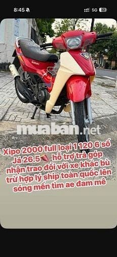Suzuki Xipo 2000 Full Loại 1 Chất Xe Ngon Já 26.5🍠
