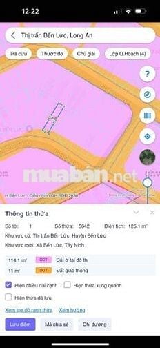 BÁN ĐẤT CHÍNH CHỦ - TT BẾN LỨC