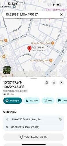 BÁN ĐẤT CHÍNH CHỦ - TT BẾN LỨC