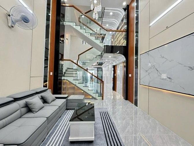 CHỦ BÁN GẤP NHÀ 5 TẰNG THỚIAN Q12-HẺM XE HƠI 5M ĐỖ CỬA-GIÁ CHỈ 7.25 Tỷ