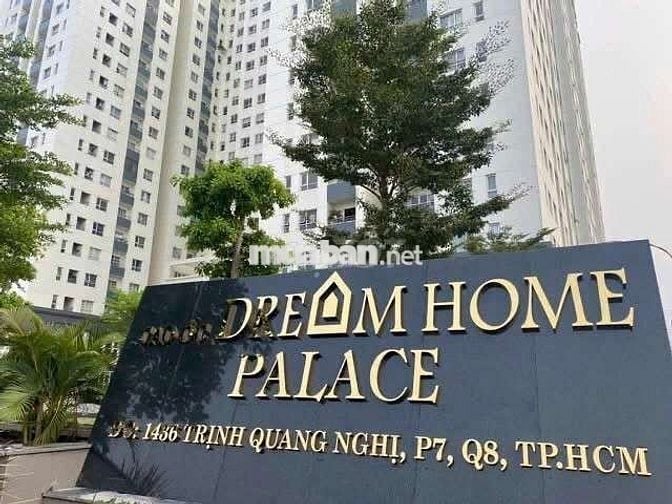CHO THUÊ CĂN HỘ MỚI 62M2, 2PN, TẦNG 14 DREAM HOME PALACE QUẬN 8