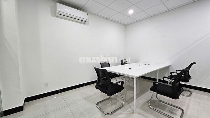 Cho thuê văn phòng 75m2 full nội thất, máy lạnh, 15Tr/tháng