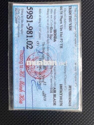 Honda Air Blade 2009 108cc Đen bạc