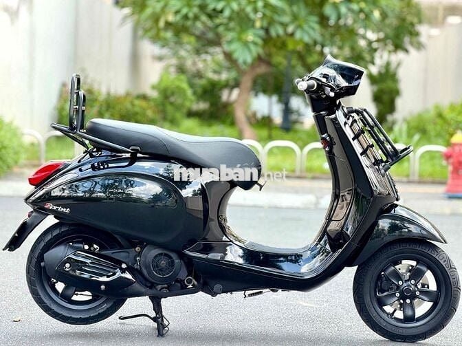 Piaggio Vespa 125cc 2016 Đen Bóng Sposty.Siêu Keng