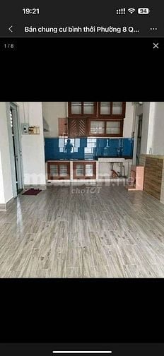 CĂN 1: CHO THUÊ CĂN HỘ (LẦU 3 C.CƯ BÌNH THỚI) MT DƯƠNG ĐÌNH NGHỆ, P.8,