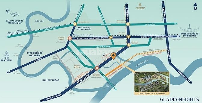 Gladia Heights Khang Điền & Keppel mở bán – Giá dự kiến từ 83 tr/m²
