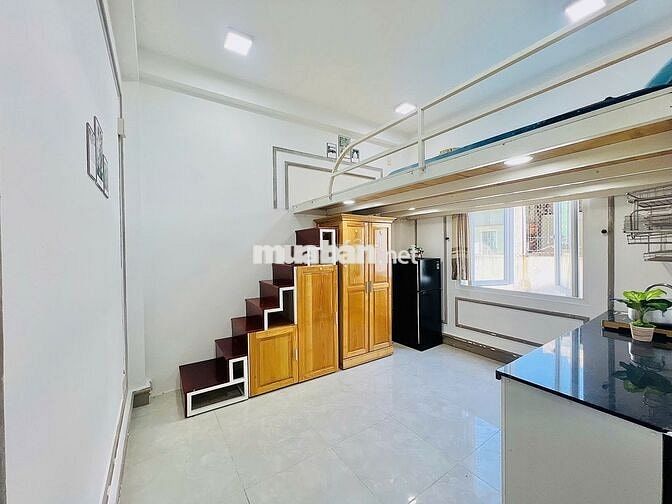 PHÒNG GÁC CAO FULL NỘI THẤT CỬA SỔ LỚN ĐÓN NẮNG PHẠM VĂN CHIÊU, GÒ VẤP