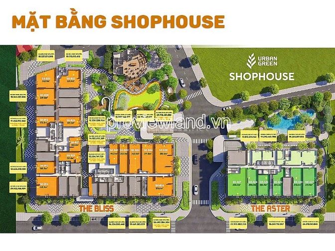 Bán Shophouse Urban Green Thủ Đức - Thanh toán 30% nhận nhà