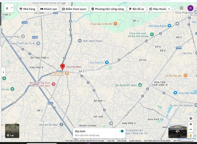 SANG NHƯỢNG QUÁN ĂN – MẶT TIỀN ĐƯỜNG LÊ THỊ HÀ, HÓC MÔN