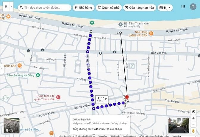 Chính chủ bán nhà 2 mặt tiền trước sau 264 Thái Thị Bôi 140m2