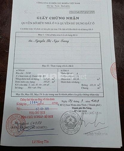 Chính chủ bán nhà 2 mặt tiền trước sau 264 Thái Thị Bôi 140m2