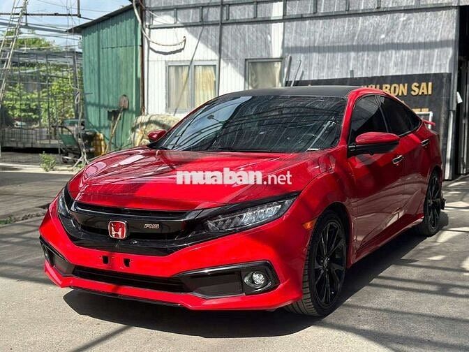 Honda Civic RS 2019 1.5L Turbo, màu đỏ,8v km