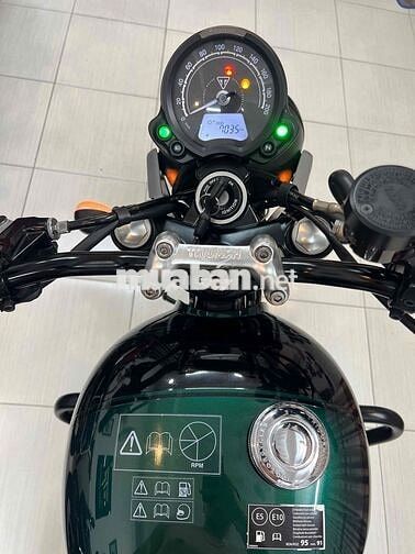 TRIUMPH SPEED TWIN 2024 COMPETITION GREEN LIKE NEW