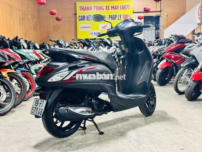 XE MÁYTHANH TÙNG_GRANDE 125 ABS XÁM LƯỚT MÁY ZIIN