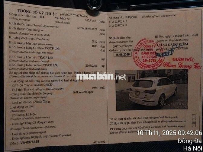 Audi Q5 Trắng 5 chỗ