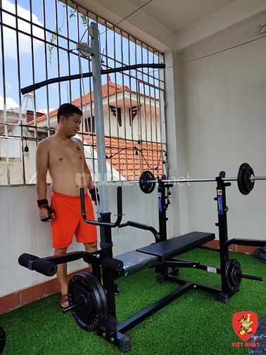 bán giàn tạ đa năng , giàn tập tạ tập gym tại nhà 