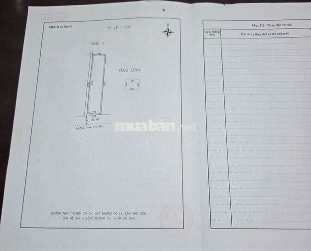 Bán nhà chính chủ 2 mặt tiền trước sau 264 Thái Thị Bôi 140m2