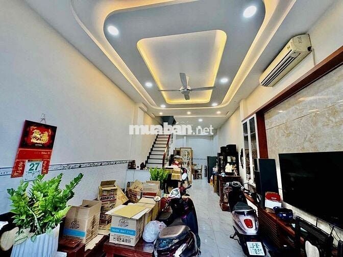 4 TẦNG LÊ VĂN QUỚI – FULL NỘI THẤT–HẺM XE TẢI – 60M² – CHỦ GẤP 5.X TL