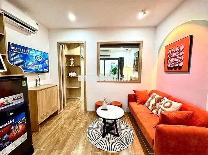 CHO THUÊ 1PN FULL NỘI THẤT BAN CÔNG NGAY 174 ĐỘI CẤN - BA ĐÌNH