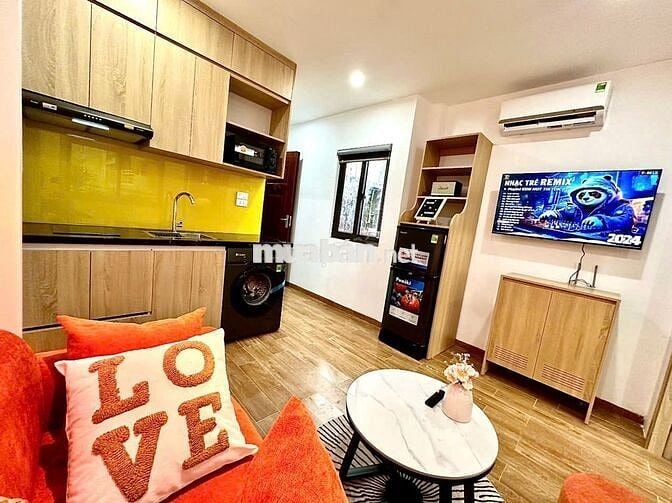CHO THUÊ 1PN FULL NỘI THẤT BAN CÔNG NGAY 174 ĐỘI CẤN - BA ĐÌNH