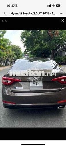Hyundai Sonata 2.0 AT 2015 Nâu Tự động Xăng