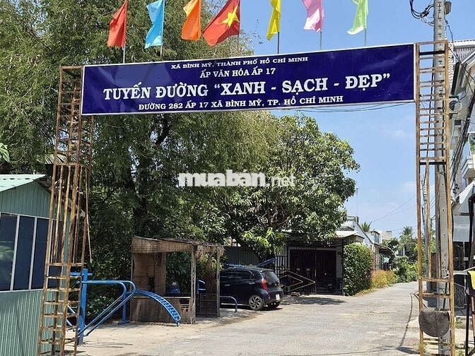 GIÁ CHỈ 1,6 TỶ -BÁN NHÀ  1 TRỆT 1 LẦU – 282 HÀ DUY PHIÊN, XÃ BÌNH MỸ