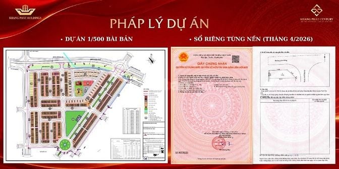 Nhận booking thiện chí lô liền kề góc VIP tại Khang Phát Century