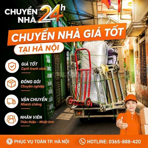 Dịch Vụ Chuyển Nhà/Văn Phòng trọn gói tại Hà Nội
