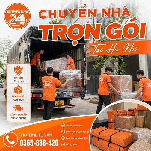 Dịch Vụ Chuyển Nhà/Văn Phòng trọn gói tại Hà Nội