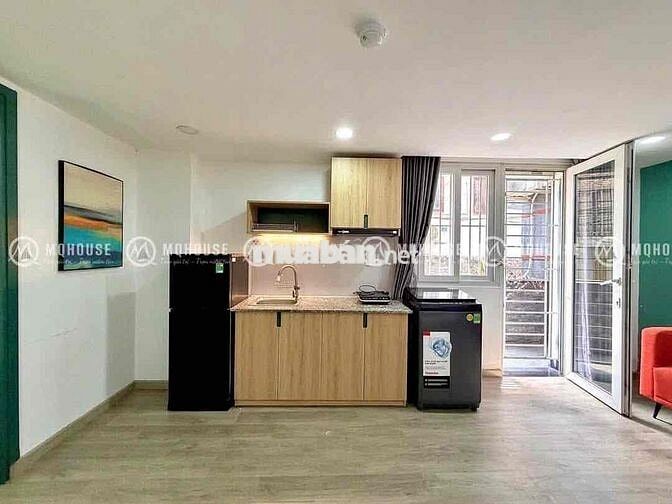 CHDV full nội thất 1pn - studio ban công, cửa sổ máy giặt riêng