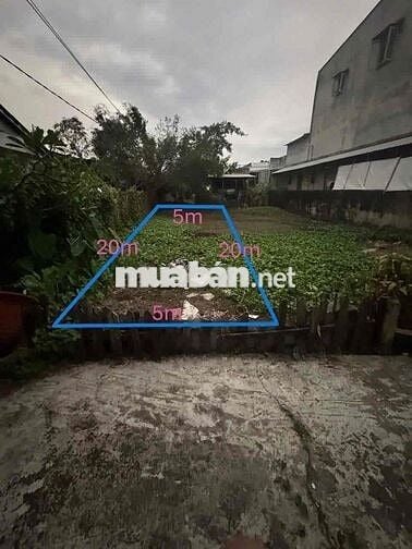 đất đường kênh Bờ Nhà Thờ Phước Lý Long An, 5x20, full thổ sổ, chính c