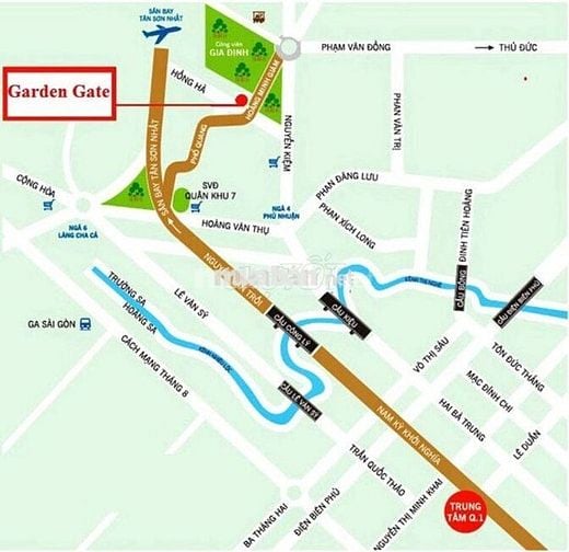 Cho thuê shophouse Garden Gate Phú Nhuận 31m² – 10 triệu/tháng