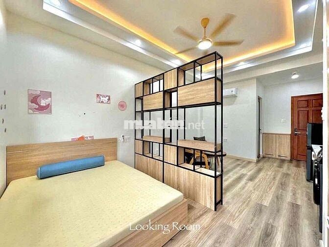 cho thuê căn hộ tách bếp ngay - hoà bình - tô hiệu ban công full nt
