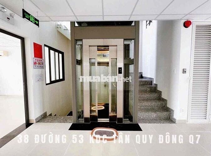 CHO THUÊ NHÀ MỚI 6x20 - THANG MÁY - 50 triệu