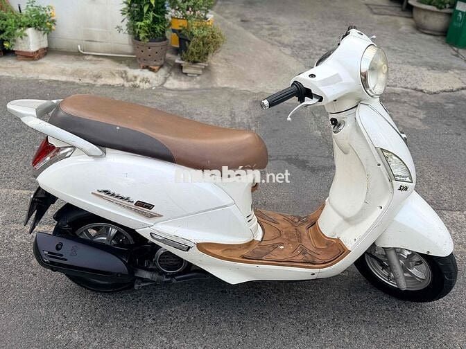 SYM Elizabeth FI Trắng Xăng phun điện tử