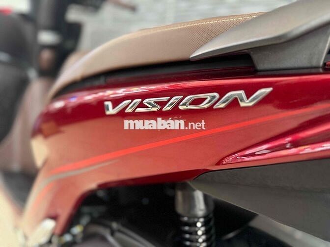 Honda Vision 2025 Cao Cấp màu Đỏ 5.000km