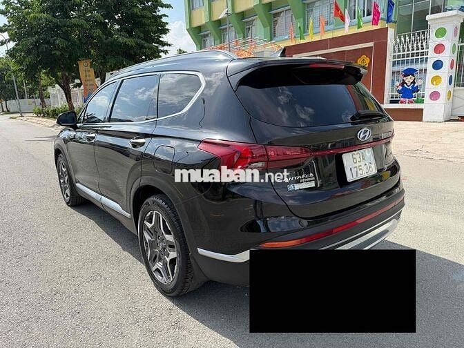 Hyundai Santafe Dầu Full Đặc Biệt 2021 Đen