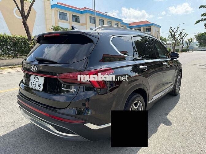 Hyundai Santafe Dầu Full Đặc Biệt 2021 Đen