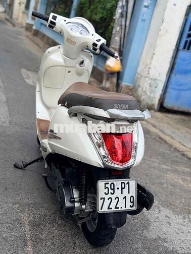 SYM Elizabeth FI Trắng Xăng phun điện tử