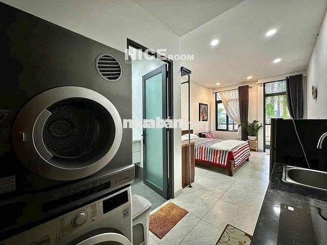 CĂN HỘ STUDIO BANCOL NHIỀU CÂY XANH GIẶT SẤY RIÊNG FULL_NỘI THẤT Q.1