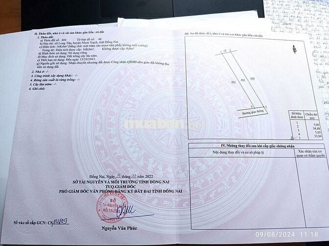 Nhà phường Nhơn Trạch gần Uỷ Ban huyện
